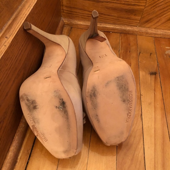 BCBG pink satin heels - Picture 4 of 4